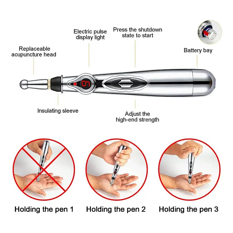 Electric Massager, Acuupuncture points Meridian Massage Therapy 6