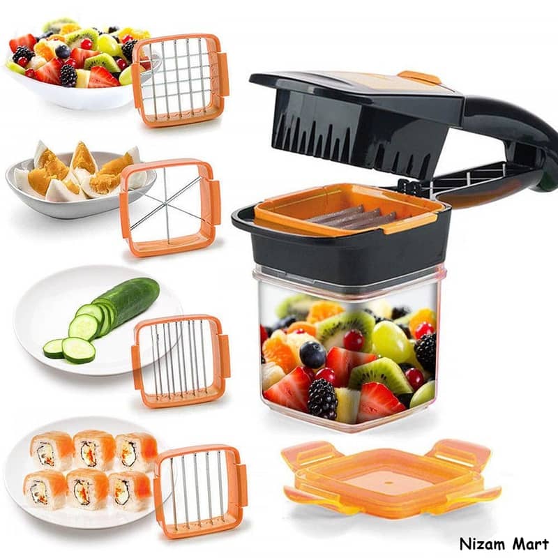 Food Fruit Vegetable Cutter Slicer Speedy Chopper 1