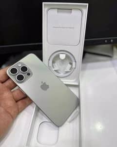 iphone 15 pro max wd box and charger & 5months warranty