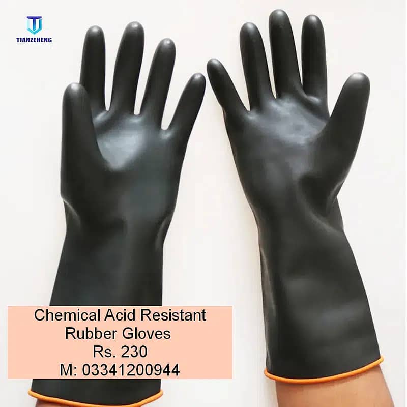 Rubber gloves PVC gloves Electrical gloves nitrile Chemical Acid glov 0