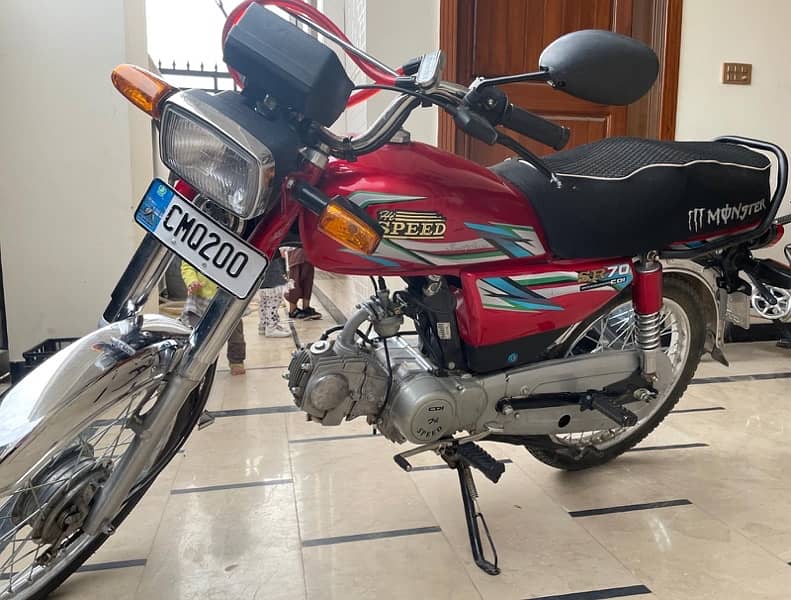 Hi-speed (70cc) 2023 model  in good condition 2500 km driven 0