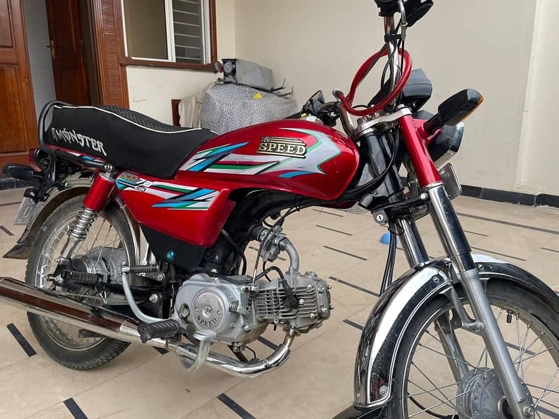 Hi-speed (70cc) 2023 model  in good condition 2500 km driven 3