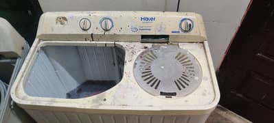 Haier Machine with Dryer Twin cab