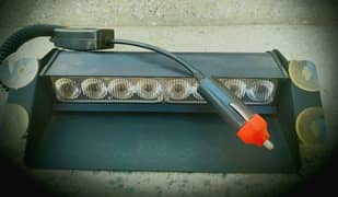 Dashboard police light 8 led flasher