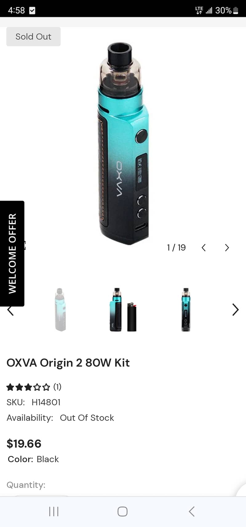 Oxva Origin 2 Pod device( can be delivered) 2