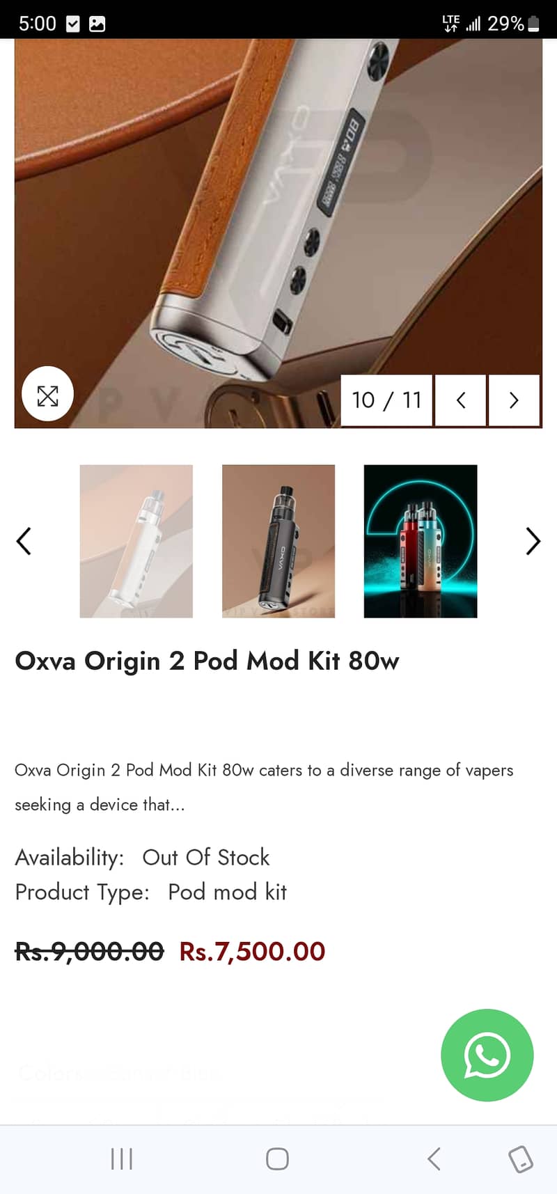 Oxva Origin 2 Pod device( can be delivered) 3