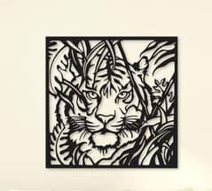 Tiger design wall art