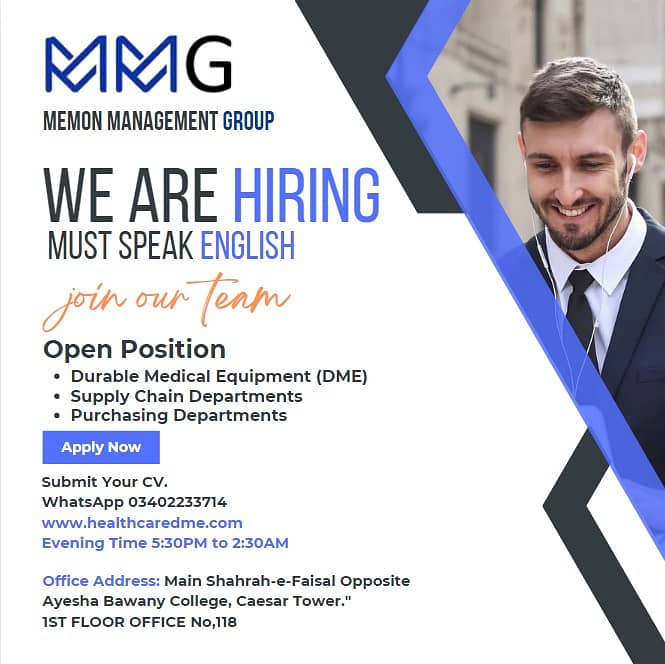 Supply chain and Purchasing Male Urgent Hiring 0