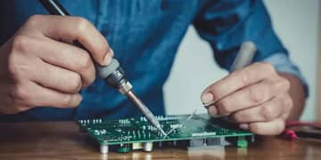 pcb soldering and mounting job only few boys need