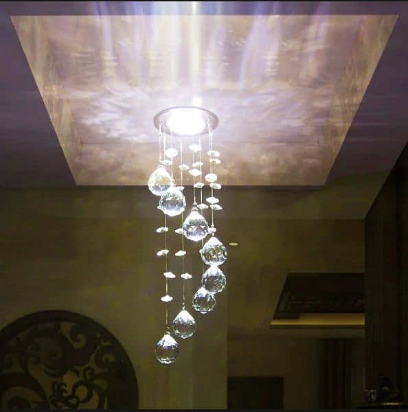 Imported k-9 crystal smd ceiling light 4