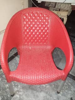 1 plastic chair 800 or small size( 2 month use)new condition 10/10 ha