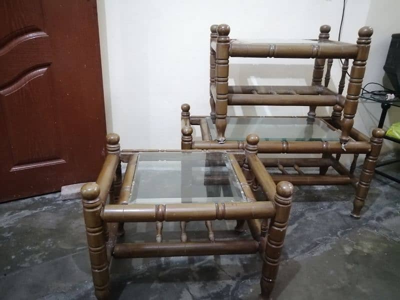 Glass Table Set 2