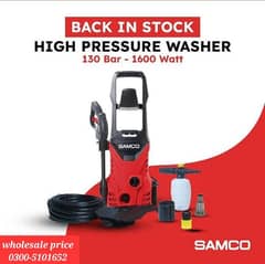 Samco High Pressure Washer 130Bar 1600watts