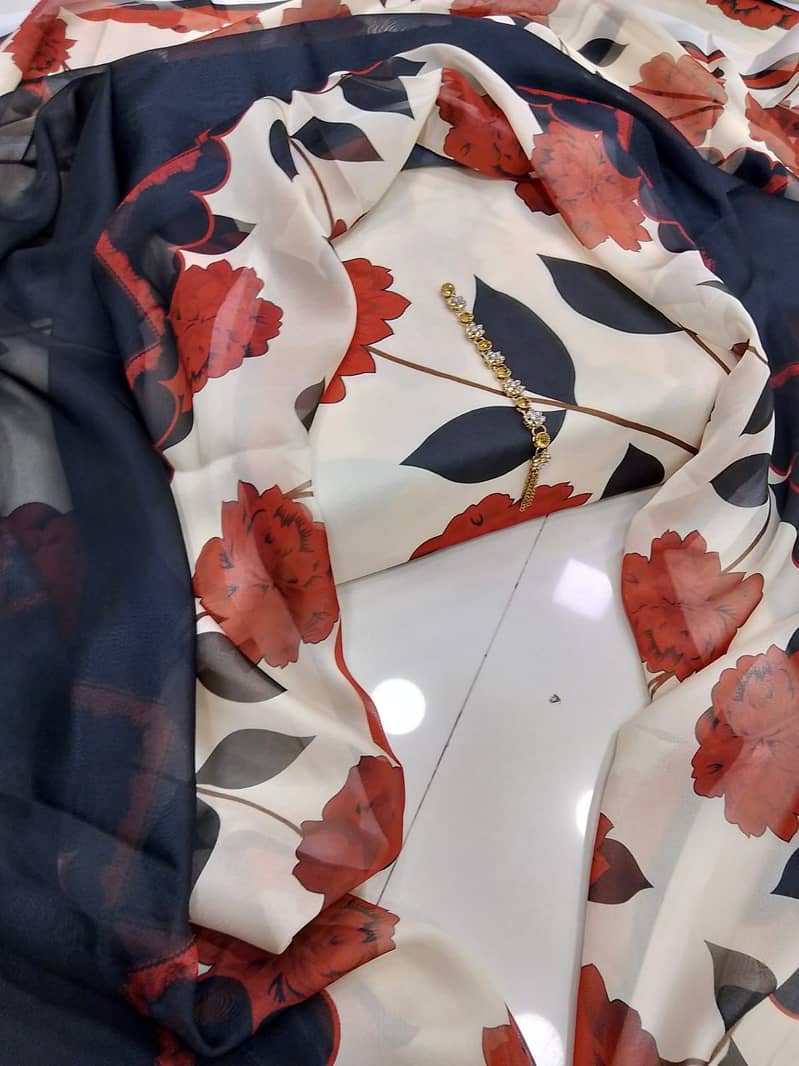 High Quality Floral Digital Printed 12