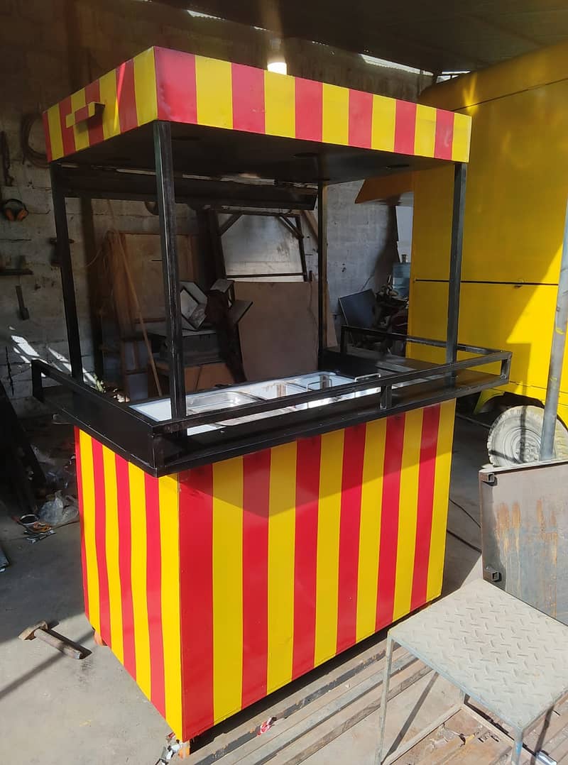 Fries stall, Soda stall, Waffle stall, Burger Stall, fries cart 4