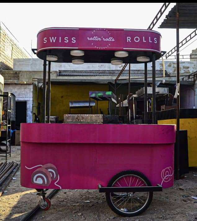 Fries stall, Soda stall, Waffle stall, Burger Stall, fries cart 13