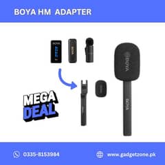 Handheld Interview Adapter| boya Hm Adapter| Wireless mic