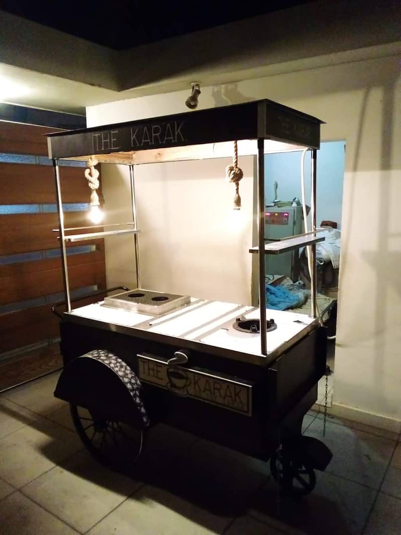 Towable fries cart, Moveable waffle cart, Towing cart, Soda, Burger 13