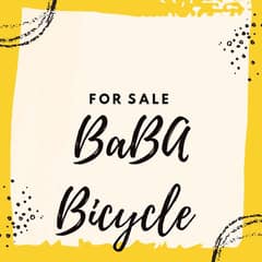 Brand new Baba bicycle