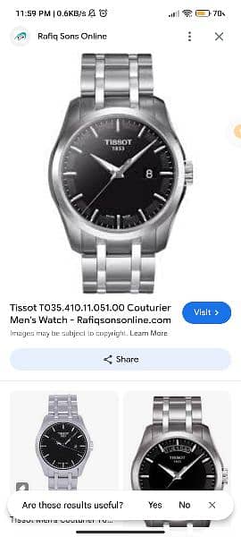 TISSOT COUTURIER QUARTZ 4