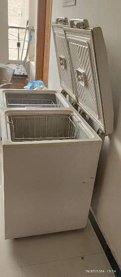 Trip let deep freezer double door