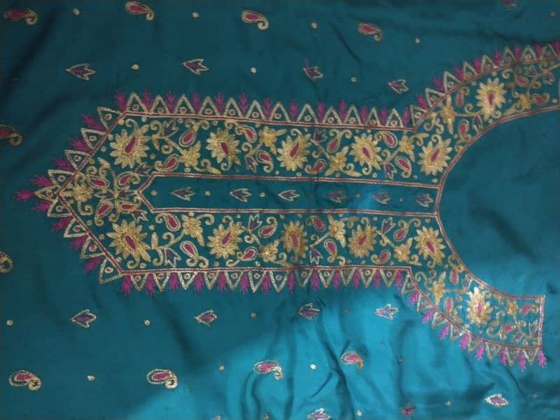 3 colours embroidery silk fabric 4