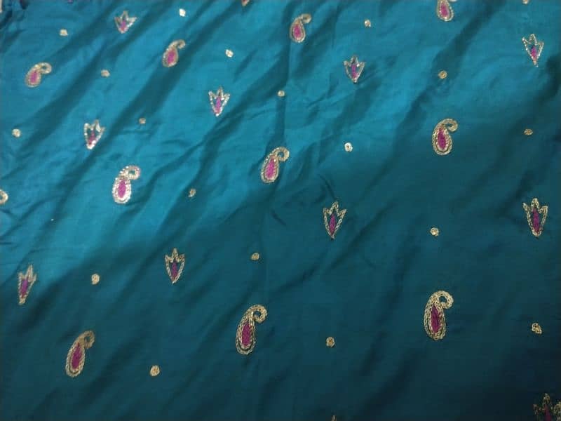 3 colours embroidery silk fabric 7