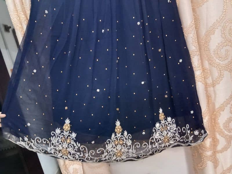 fancy Lehnga with peplum shirt 1