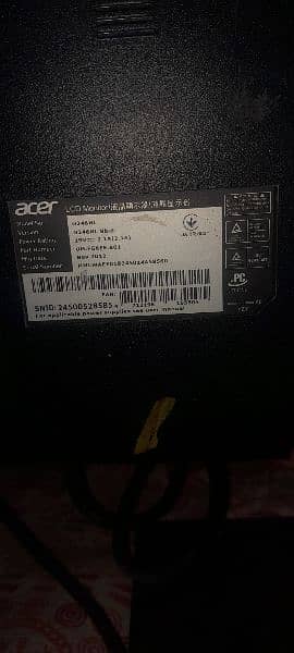 acer 24inch led monitor for sale 2