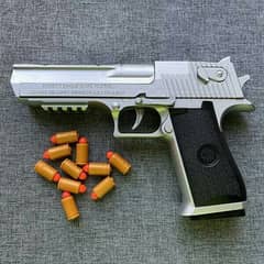 desert eagle air gun with nerf bullets