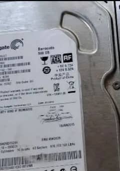 Hard drive 500 GB