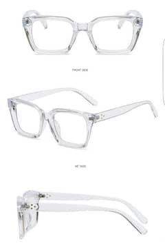 Transparent Frame Sunglasses.