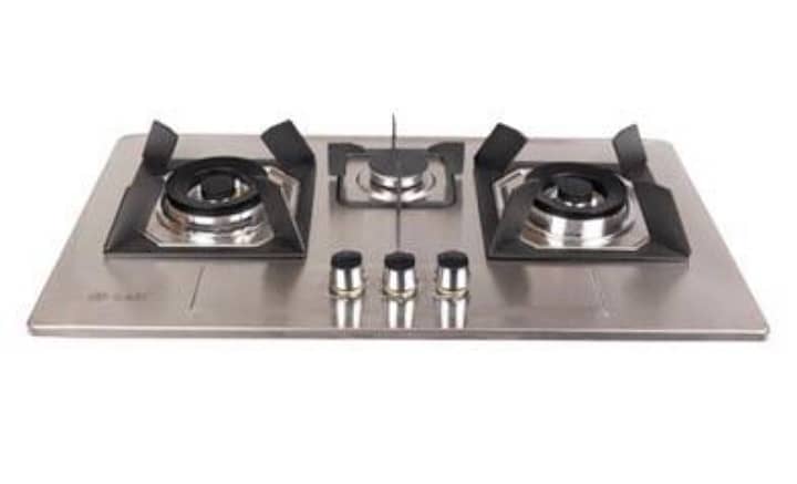 Hob knob stove with gas pipe and 2 large cells 1