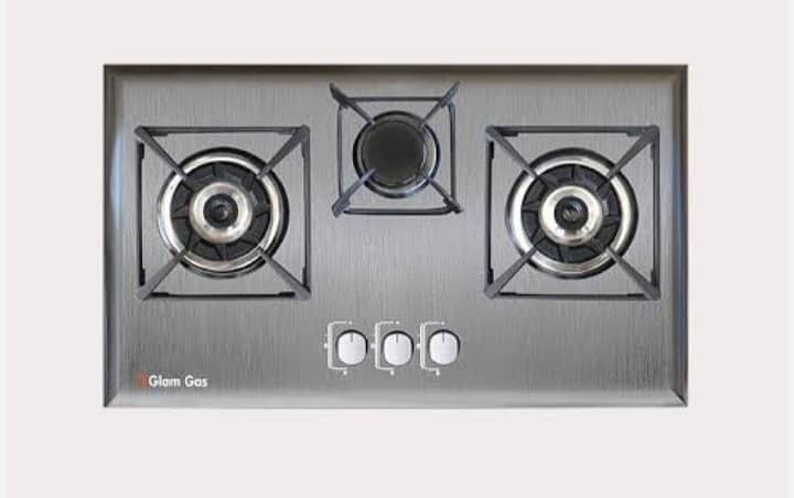 Hob knob stove with gas pipe and 2 large cells 2