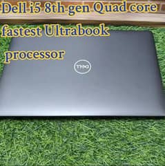 Dell i5 8th gen Quad core fastest Ultrabook
 processor