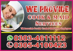 Available COOk Driver house maid helper nanny baby care helper