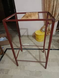 Iron table ( stool) Lambai 39 inches chorai 24 × 18 inche