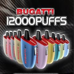 12000 Puffs Bugatti 12K Puffs Disposable  PODS WAPES | VAPES | PODS