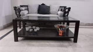 Center Table And 2 chairs with coffee table