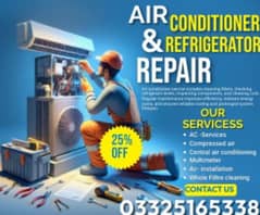 DC inverter and split AC installations and maintenance services