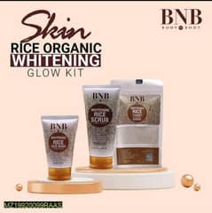 whitening and brightening rice facial kit