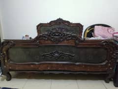 Chinioti Bed Made up of pure BLACK SHESHAM