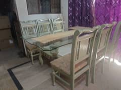 Dining Table with 6 chairs