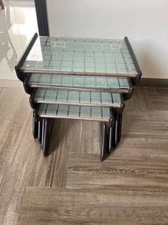 nesting tables nd trolley