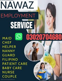 Babysitter / House Helper / patient care / patient attendant / Nurse
