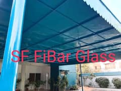 Parking Sheds / Fiber Glass Door/ Fiber Shades / Fiber Glass