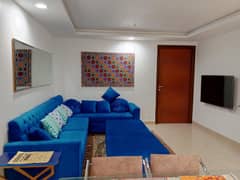 Fully Furnshed 14th Floor One Bed Apartment For Sale Gold Crest Mall Lahore