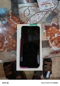 Oppo F9 with charge and box