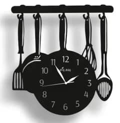 Kitchen Wooden Wall Clock Available