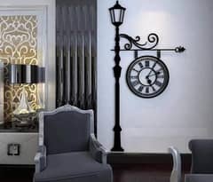 Wooden Wall Clock Available for Wall Decor